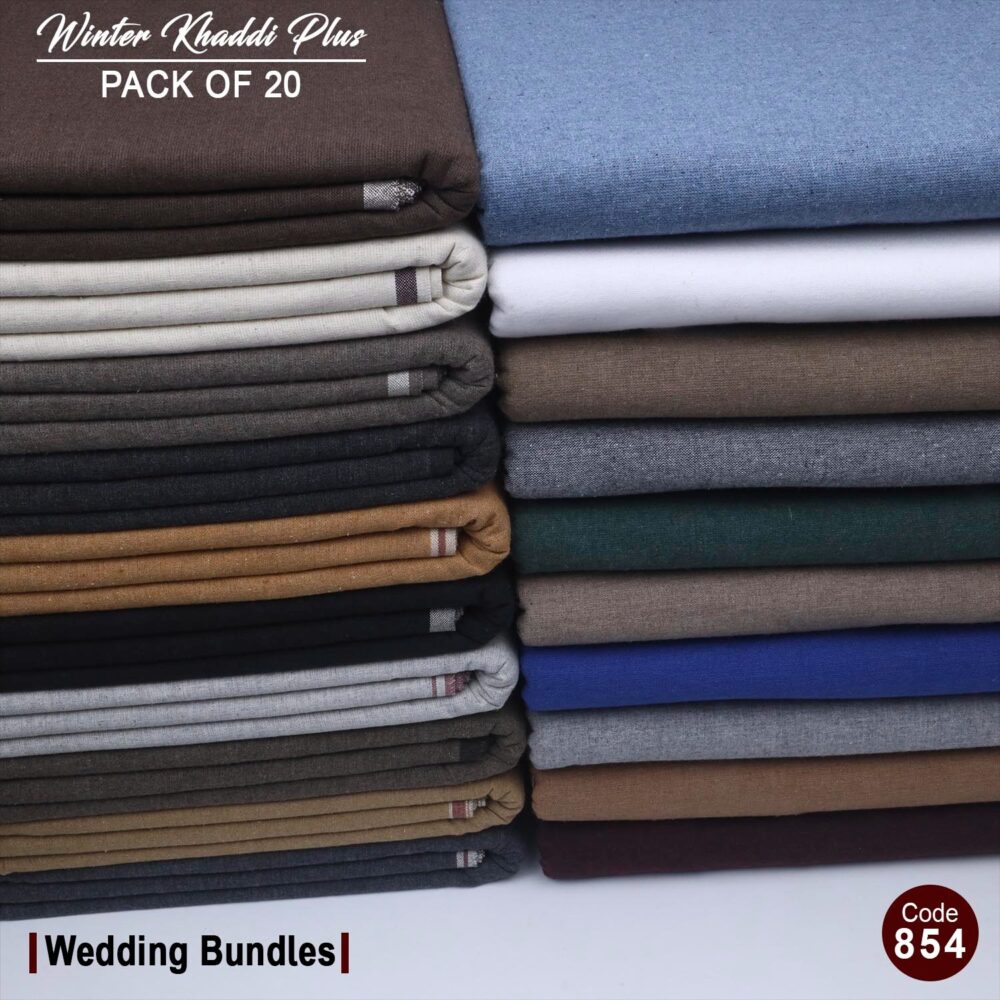 Pack Of 20(Suits) Cotton Khaddi (Wedding Bundle) KK-854