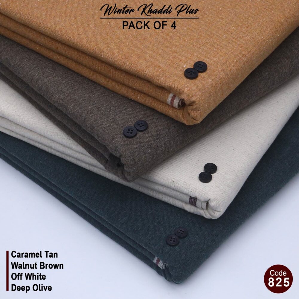 Pack Of 4 (Suits) Cotton Khaddi KK-825